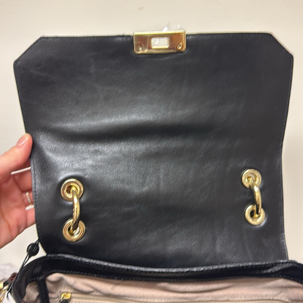 NWT Brahmin Brinley Black Tuscan Tri-Texture Leather Tote - Picture 10 of 13